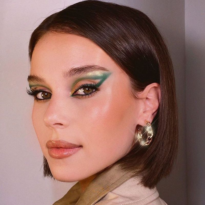 Holiday Makeup Looks Green