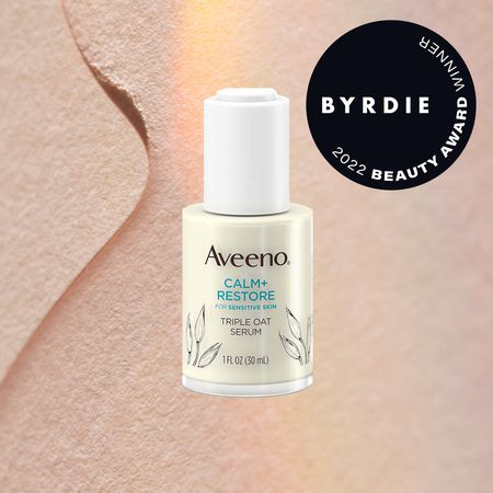 Aveeno Calm + Restore Triple Oat Serum: Byrdie 2022 Beauty Award Winner for Best Calming Serum