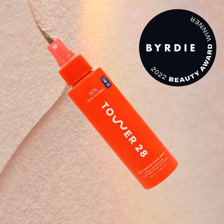 Tower 28 SOS Daily Rescue Facial Spray: Byrdie 2022 Beauty Award Winner for Best Face Mist