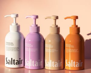 Saltair body washes lined up