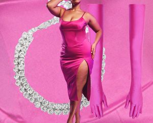 Hot pink Marilyn Monroe outfit collage