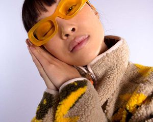 Yellow UFO sunglasses