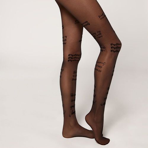 Happiness Flocked 30 Denier Sheer Tights ($13)