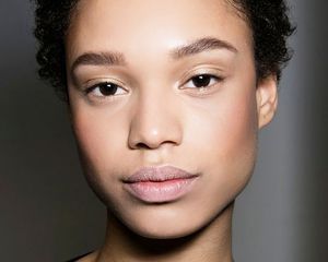 Fresh faced woman close-up