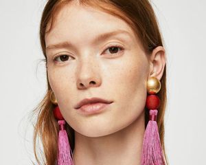 Close up of woman's face