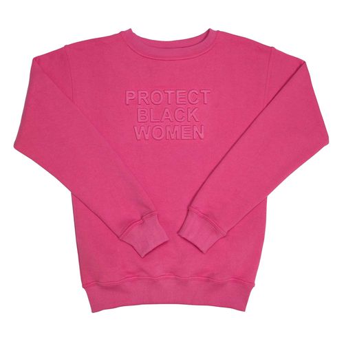 Pink Crewneck Sweatshirt-3D Embroidery ($75)