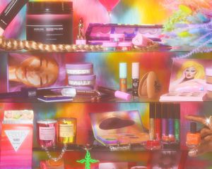 beauty vanity inspired by the progress flag