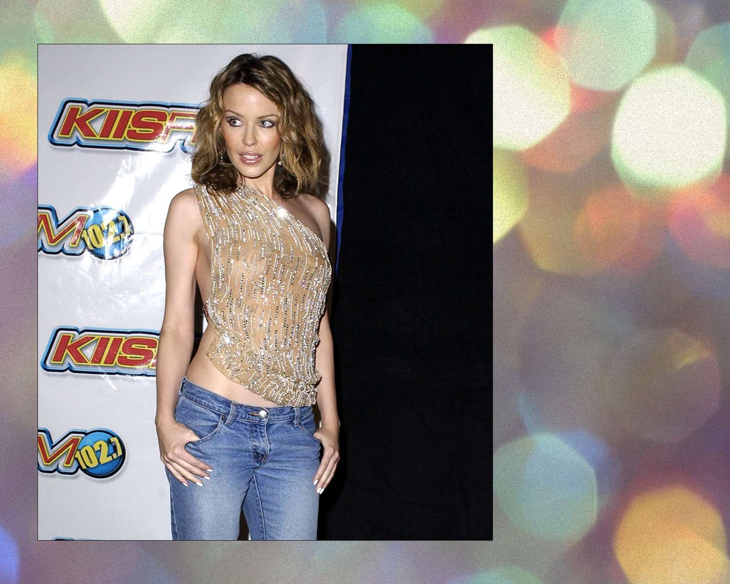 Kylie Minogue in a going out top