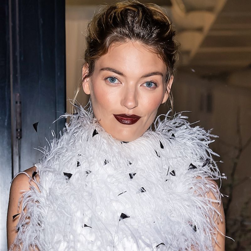Holiday Makeup Looks Subtle Shimmer Martha Hunt