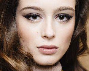 a model at fashion week