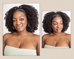 Hair for the Girls Kinks Headband Wig