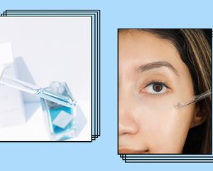 Herbivore Lapis Blue Oil in Use on Karla Ayala