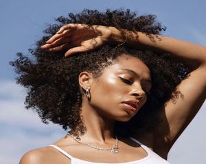 african american girl with natural hair