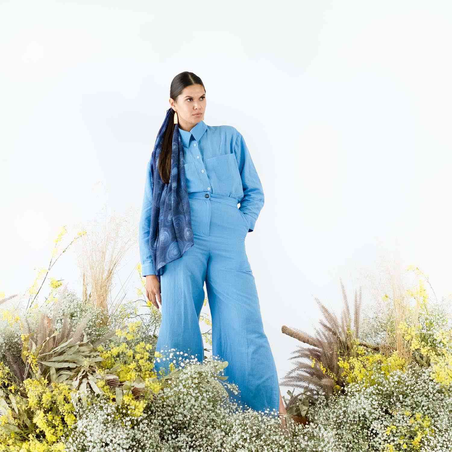 Model wearing Kirrikin outfit