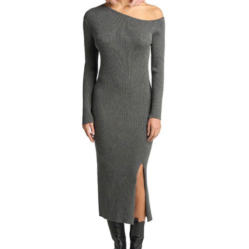Asymmetric One-Shoulder Long Sleeve Sweater Dress ($298)