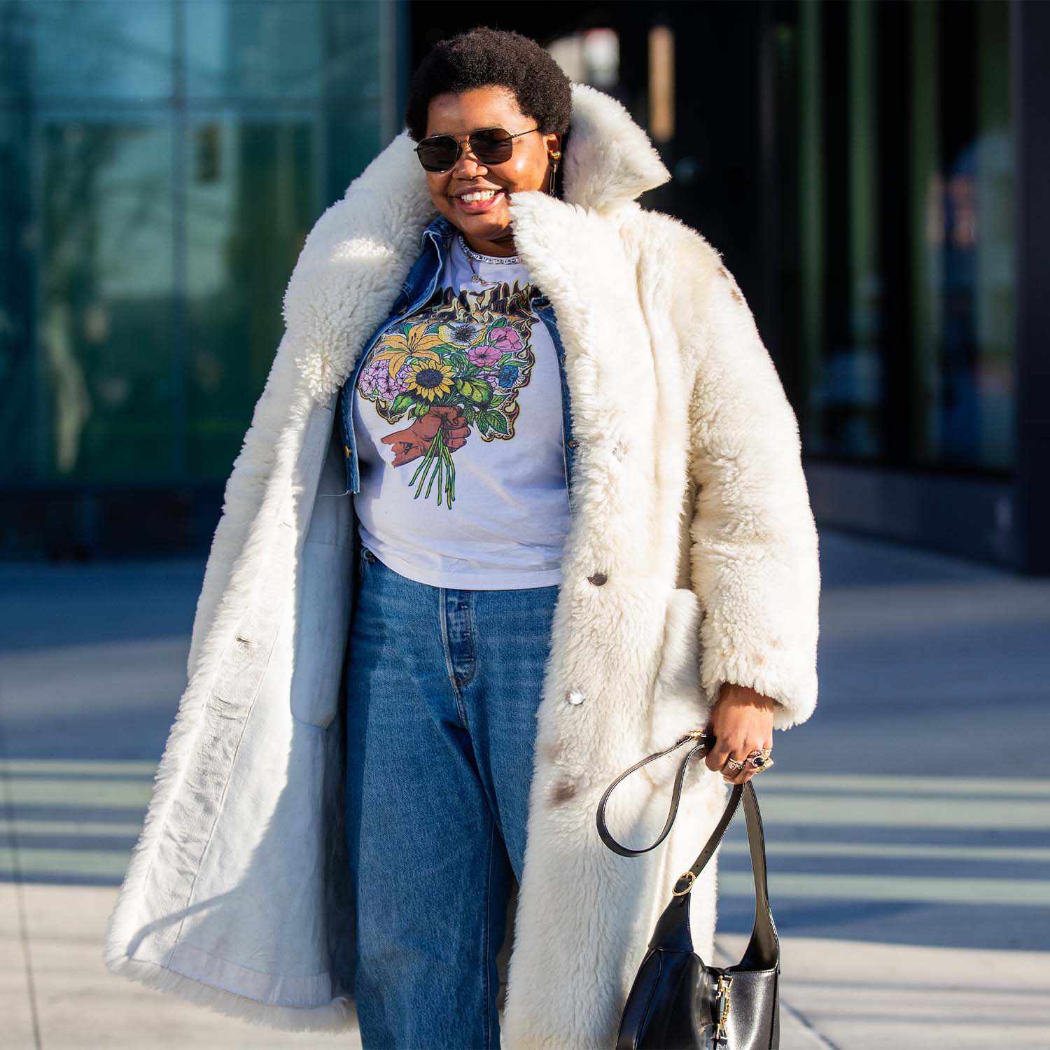 Gabriella Karefa-Johnson during NYFW in 2021