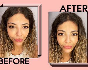 Milk Makeup Kush Fiber Brow Gel Results on Gabrielle Dyer