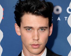 Austin Butler with a quiff haircut