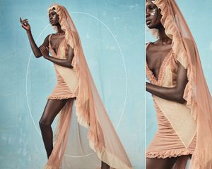 Model wearing Tia Adeola