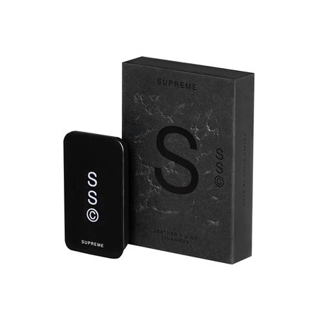Solid State Supreme solid fragrance black case and box