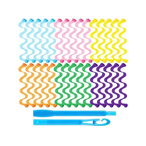 Willbond 30-Piece Heatless Wave Curlers Styling Kit