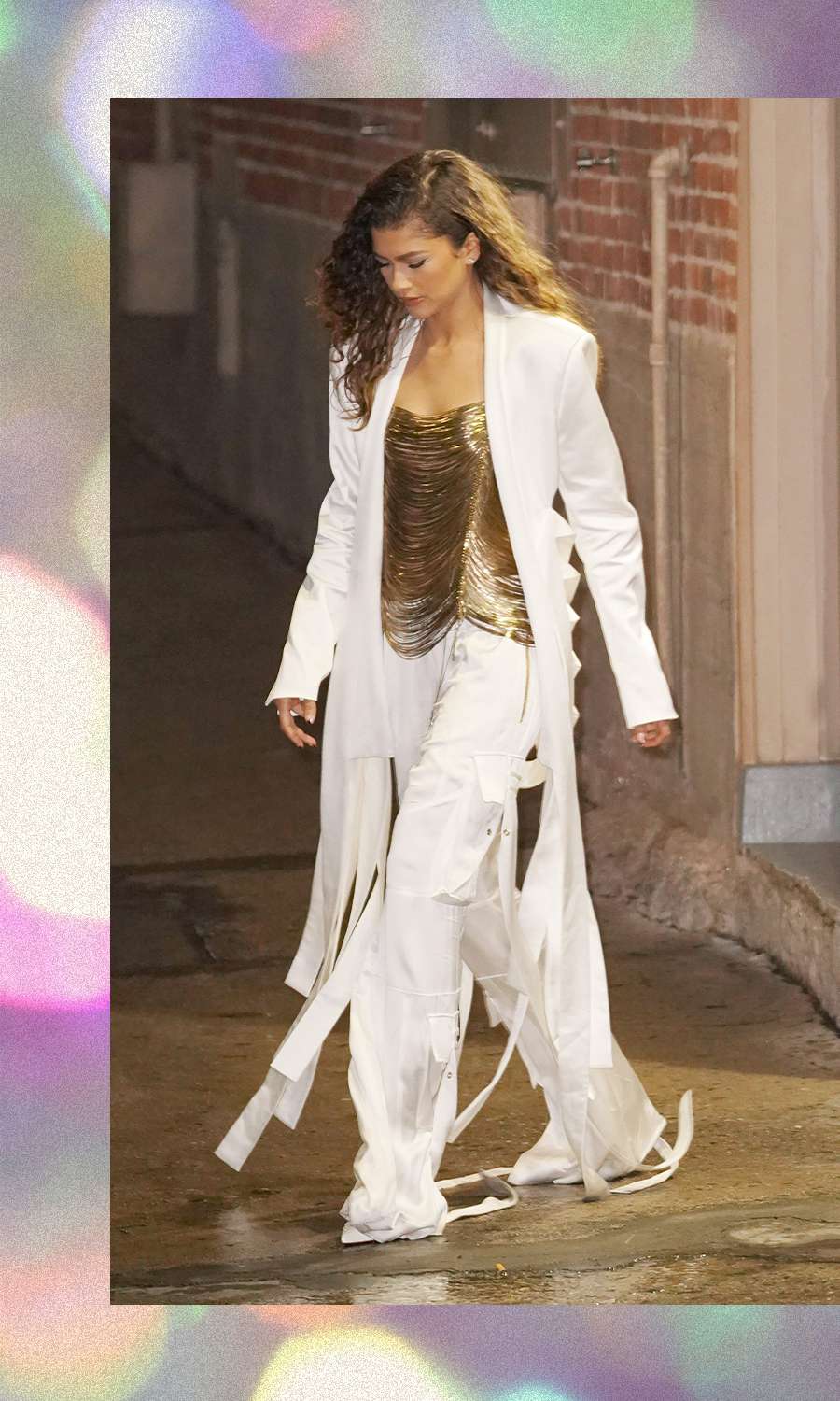 Zendaya in a going out top