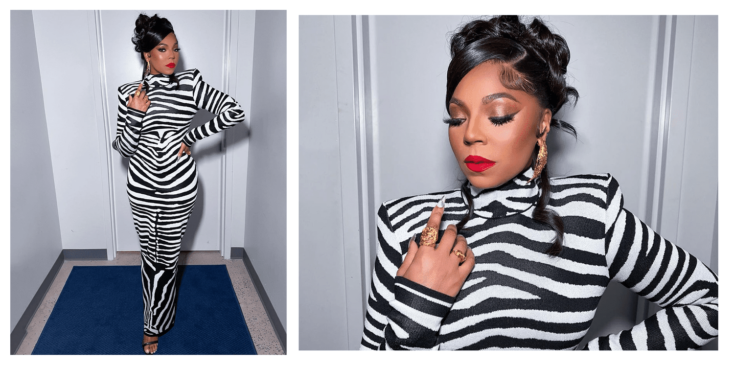 Two Photos of singer Ashanti