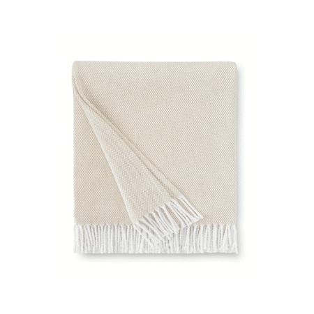 Beige Throw Blanket