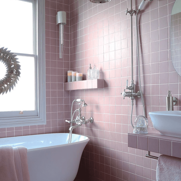 pink bathroom