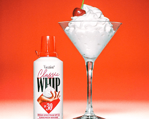 Whipped cream sunscreen